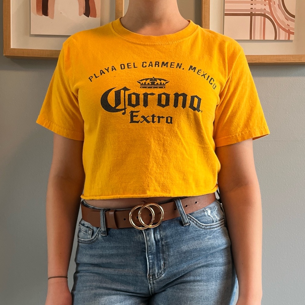VINTAGE CORONA CROPPED T-shirt